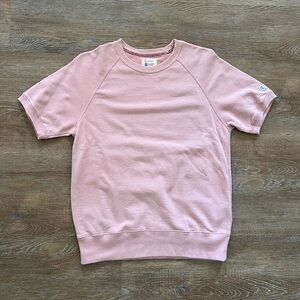Champion x Todd Snyder Short Sleeve Sweatshirt | Pink | Size XS